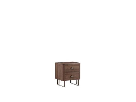 Mirante Walnut Nightstand from Bellona - Luna Furniture