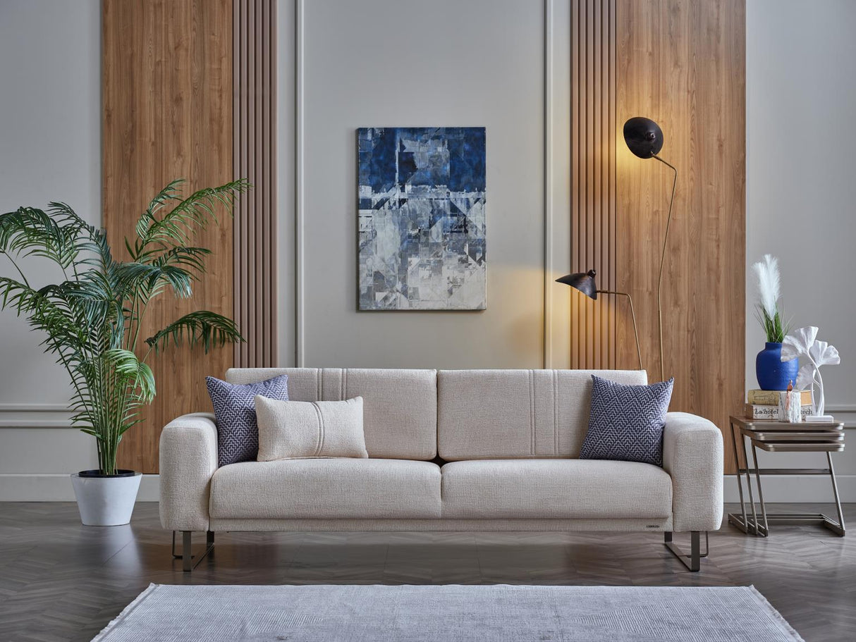 Mirante Beatto Cream Accent Chair from Bellona - Luna Furniture