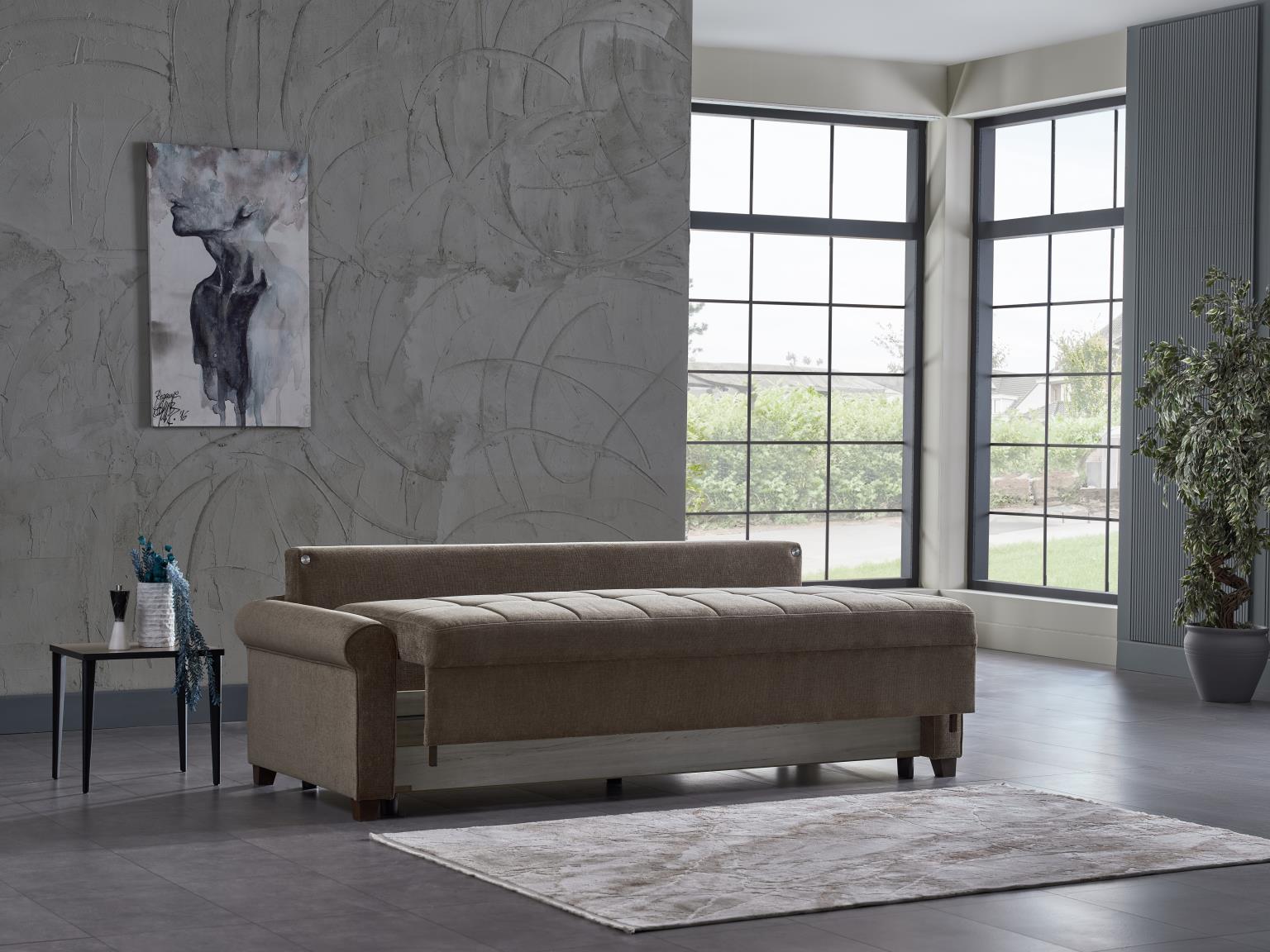 Mocca Koopsi Brown Living Room Set – Luna Furniture