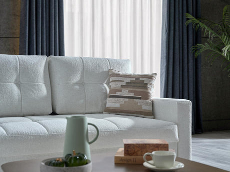 Mocca Sectional (niva White) from Bellona - Luna Furniture