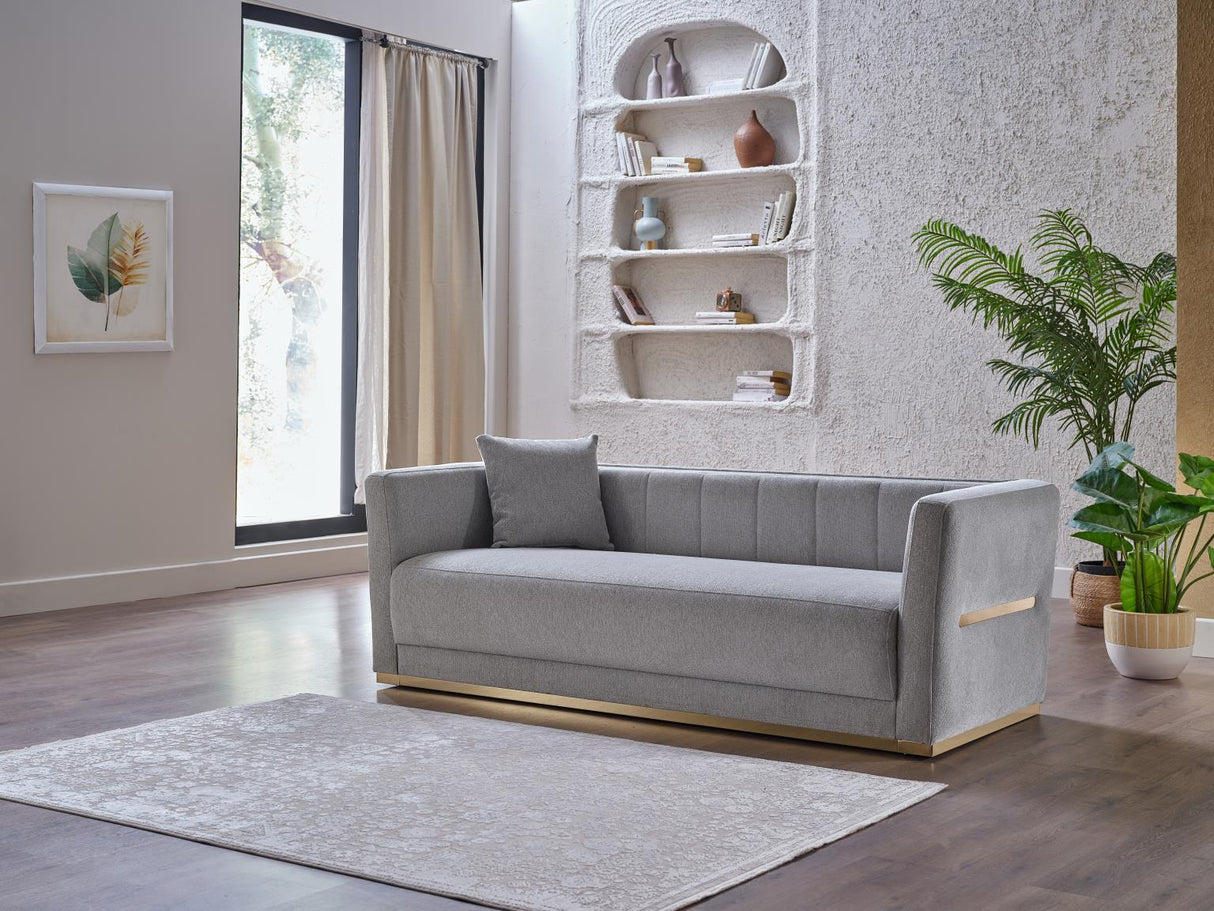 Monroe Merit Gray Living Room Set from Bellona - Luna Furniture