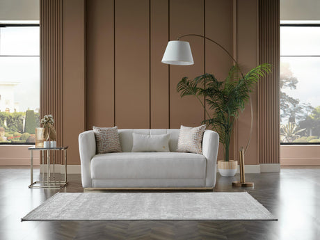 Monroe Merit Cream Modern Accent Chair from Bellona - Luna Furniture