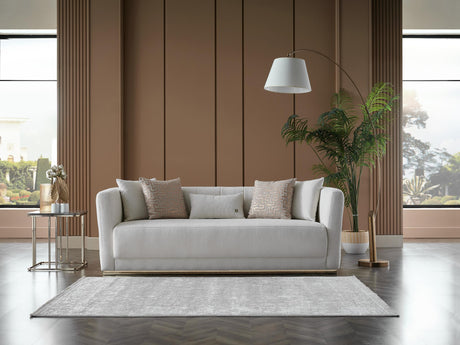 Monroe Merit Cream Loveseat from Bellona - Luna Furniture