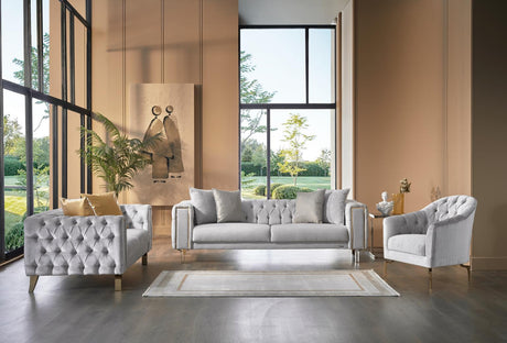 Montego Lara Beige Loveseat from Bellona - Luna Furniture