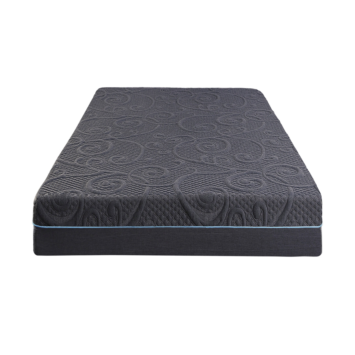 Altair White 10" Twin Gel-Infused Memory Foam Mattress from Homelegance - Luna Furniture
