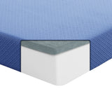 MT-PG07BLT 7" Blue Twin Gel-Infused Memory Foam Mattress Set from Homelegance - Luna Furniture