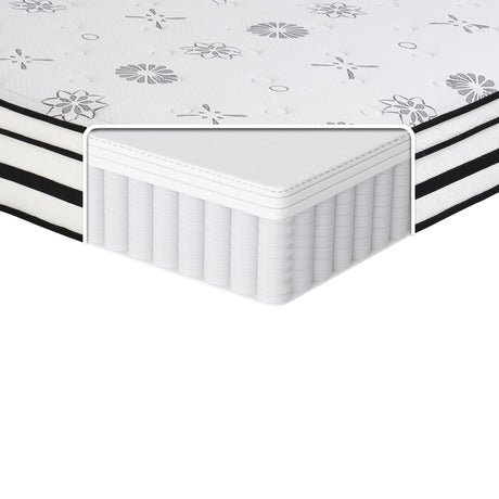 MT-PH12Q 12" Queen Hybrid Mattress from Homelegance - Luna Furniture