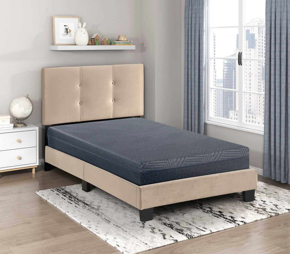 MT-UNG11T 11" Twin Green Tea Gel-Infused Memory Foam Mattress from Homelegance - Luna Furniture