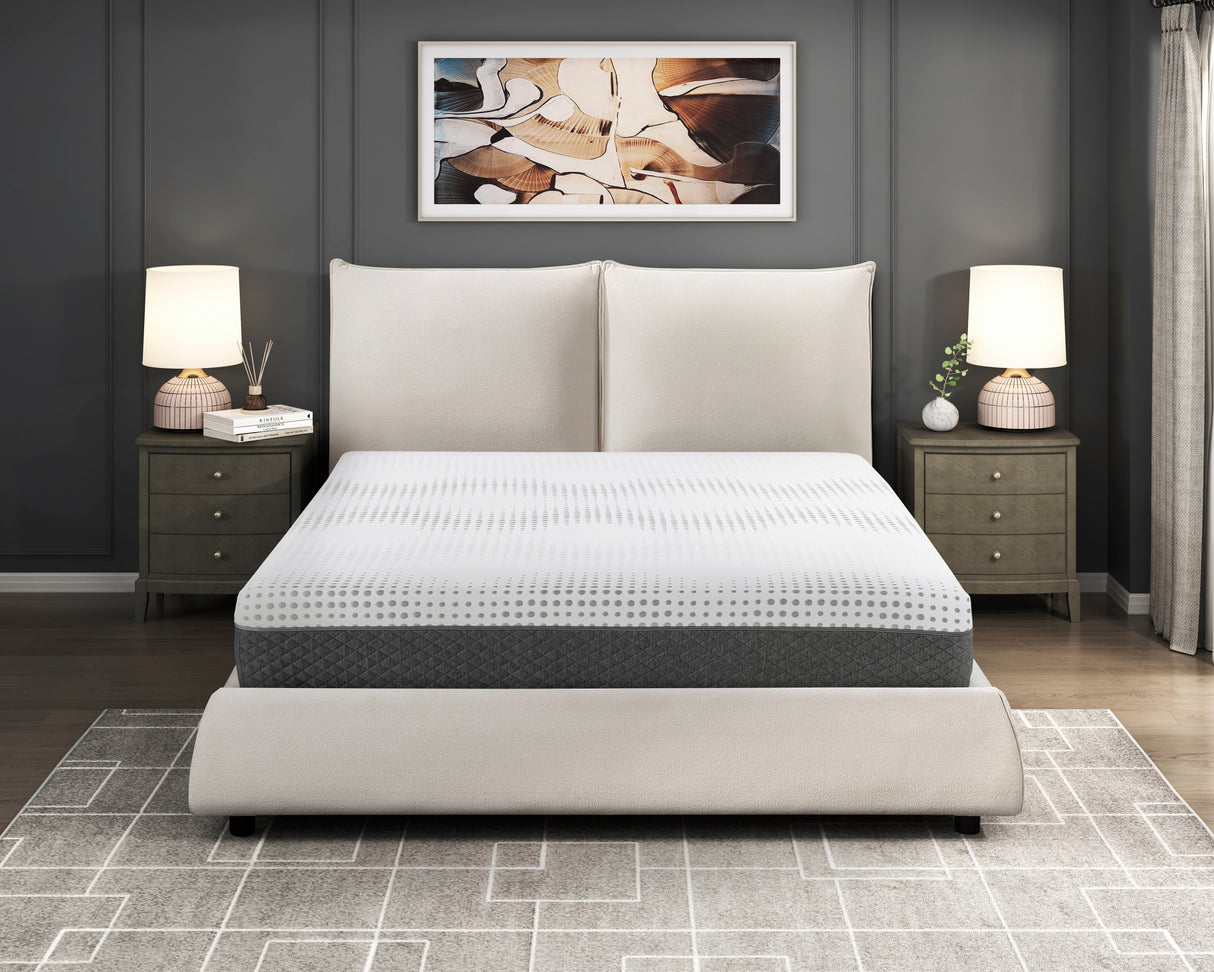 MT-UNH12F 12" Full Green Tea Gel-Infused Memory Foam Hybrid Mattress from Homelegance - Luna Furniture
