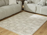 Maconville Ivory/Gray Medium Rug from Ashley Furniture - Luna Furniture