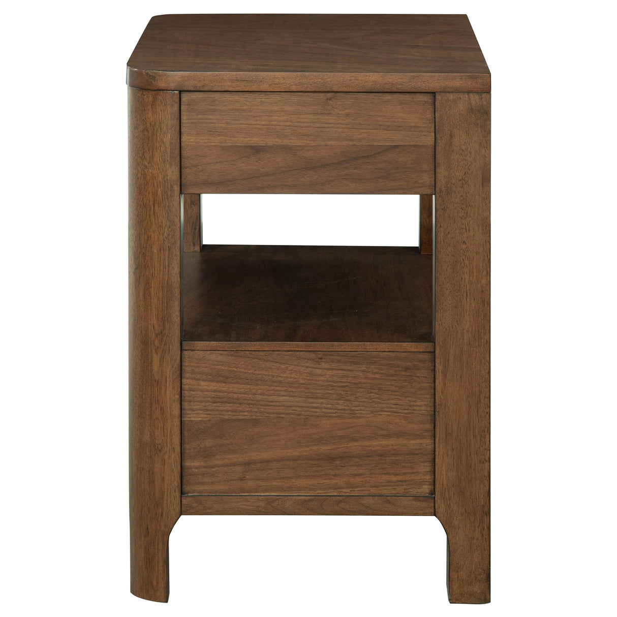 Maderia Walnut 2-Drawer Nightstand from Coaster - Luna Furniture