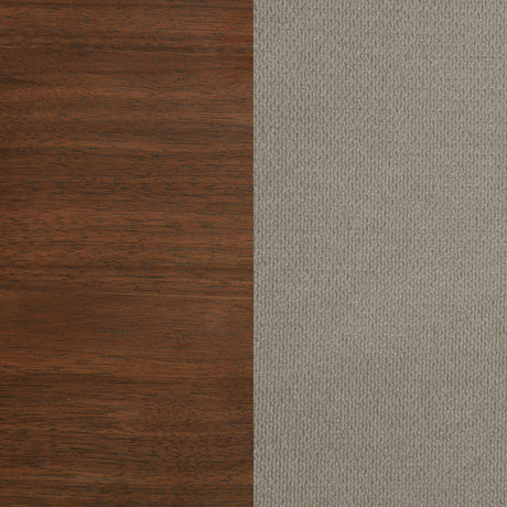 Maderia Walnut 57-inch Upholstered California King Panel Bed from Coaster - Luna Furniture