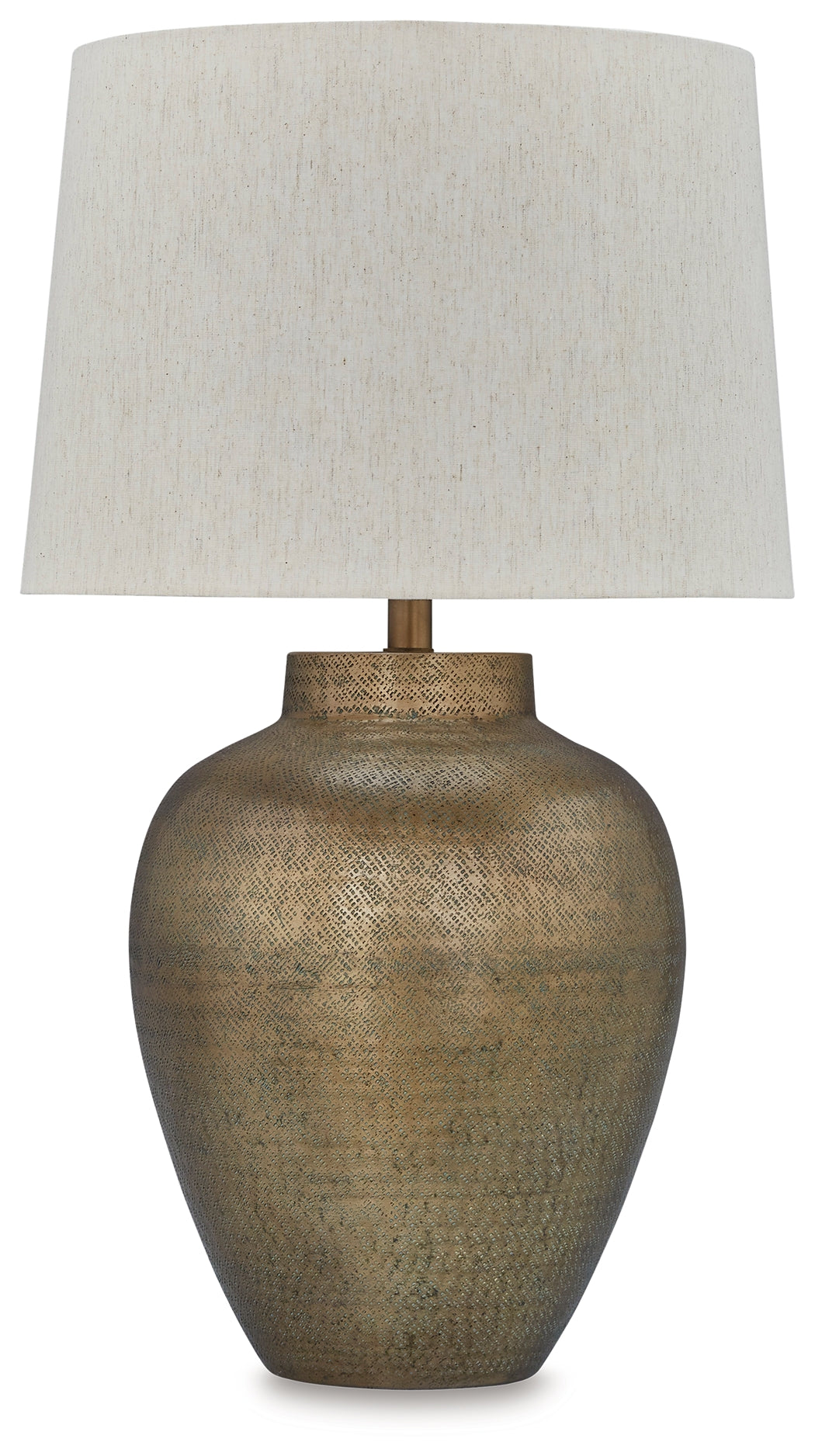 Ashley Madney Antique Gold Finish Table Lamp - Luna Furniture