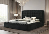 Madonna Black King Storage Platform Bed from Happy Homes - Luna Furniture