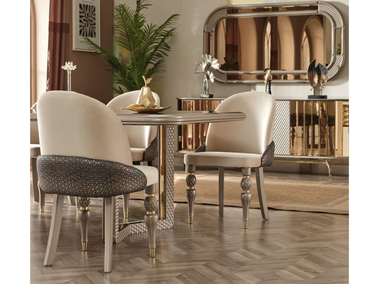 Madrid Dining Table, Table 110" from Furnia - Luna Furniture