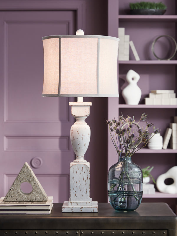 Madsbrook Antique White Table Lamp