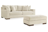 Maggie Birch Sofa and Ottoman from Ashley - Luna Furniture