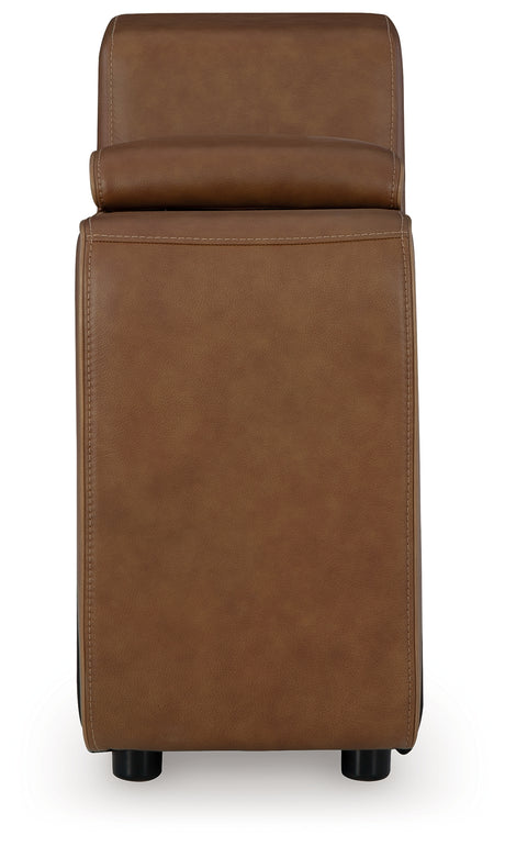 Magic Man Caramel Console with Storage from Ashley - Luna Furniture