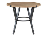 Magnolia 42-inch Round Counter Table, Black and Sand from Steve Silver - Luna Furniture