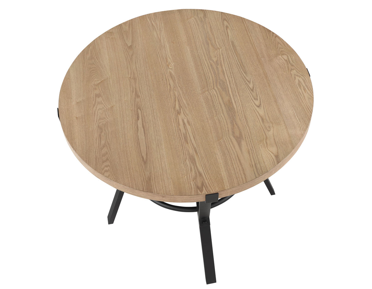 Magnolia Black/Light Sand Round Counter Height Dining Set from Steve Silver - Luna Furniture