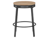 Magnolia Black/Light Sand Round Counter Height Dining Set from Steve Silver - Luna Furniture