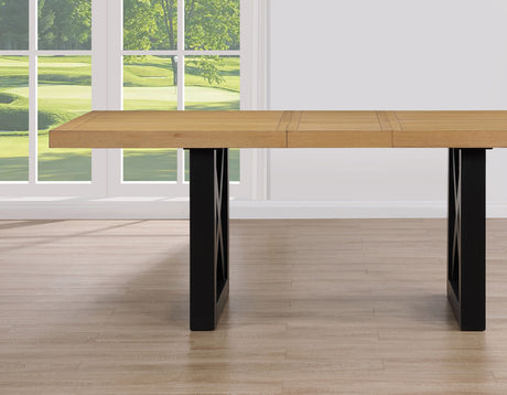 Magnolia 5-Piece 80-96-inch Black Counter Table Dining Set from Steve Silver - Luna Furniture