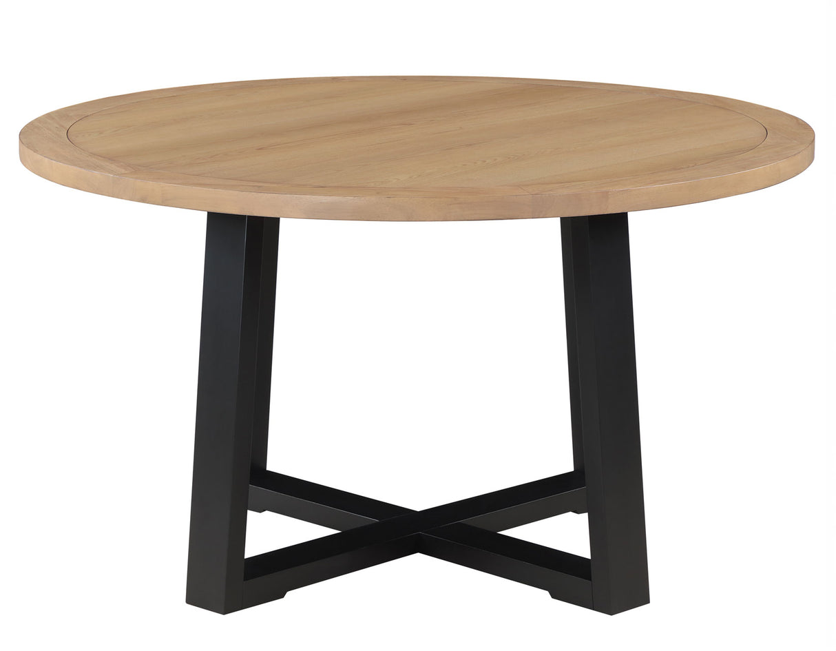 Magnolia Black/Sand Round Dining Room Set from Steve Silver - Luna Furniture