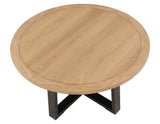 Magnolia Black/Sand Round Dining Room Set from Steve Silver - Luna Furniture