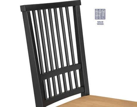 Magnolia Black/Sand Round Dining Room Set from Steve Silver - Luna Furniture