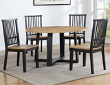 Magnolia 54-inch Round 5-Piece Dining Set from Steve Silver - Luna Furniture