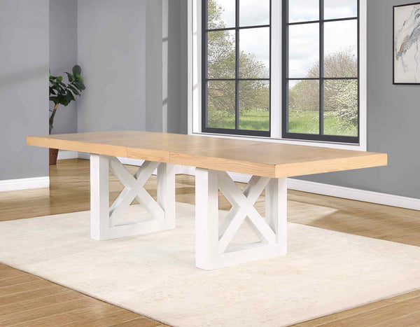 Magnolia Oak 72-108-inch Extendable Dining Table