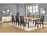 Magnolia Oak 72-108-inch Extendable Dining Table from Steve Silver - Luna Furniture