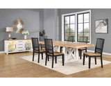 Magnolia Oak 72-108-inch Extendable Dining Table from Steve Silver - Luna Furniture