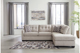 Mahoney Pebble 2-Piece RAF Chaise Sectional from Ashley - Luna Furniture