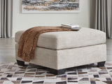 Mahoney Pebble 2-Piece Sectional with Ottoman from Ashley - Luna Furniture