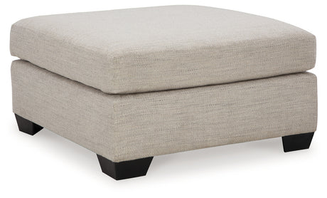 Mahoney Pebble 2-Piece Sectional with Ottoman from Ashley - Luna Furniture