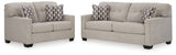 Mahoney Pebble Full Sofa Sleeper and Loveseat from Ashley - Luna Furniture