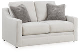Maitelynn Chalk Loveseat from Ashley - Luna Furniture