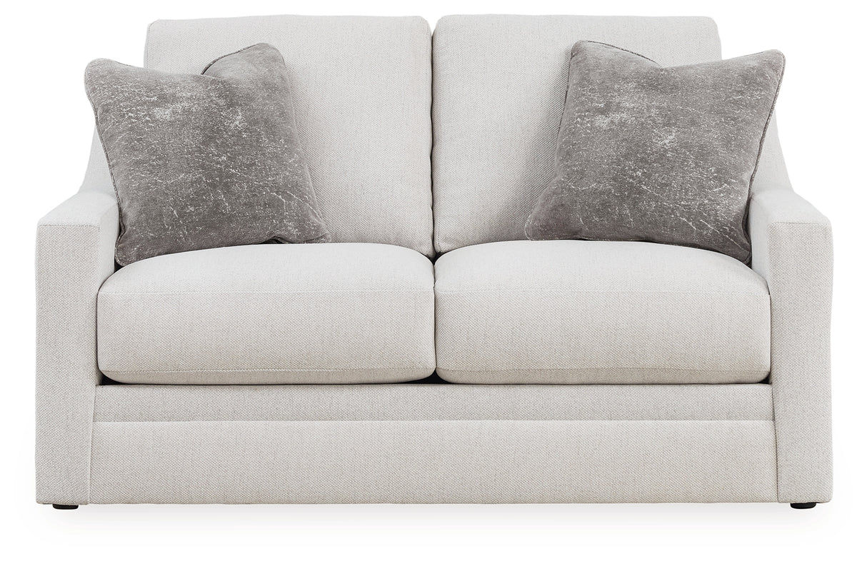 Maitelynn Chalk Loveseat from Ashley - Luna Furniture