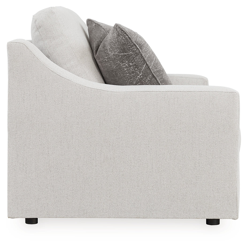 Maitelynn Chalk Loveseat from Ashley - Luna Furniture