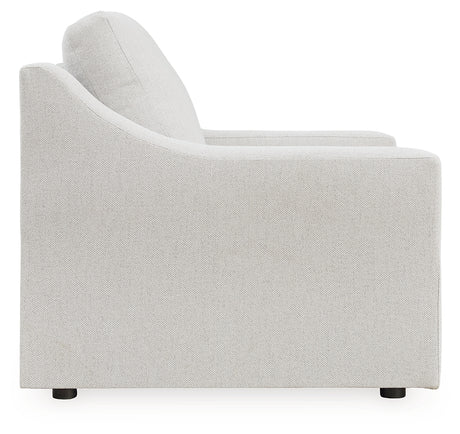 Maitelynn Sofa, Loveseat, Chair and Ottoman in Chalk from Ashley - Luna Furniture