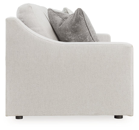 Maitelynn Sofa, Loveseat, Chair and Ottoman in Chalk from Ashley - Luna Furniture