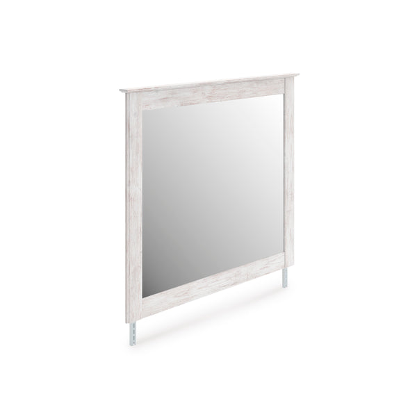 Makidern Whitewash Bedroom Mirror