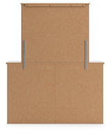 Makidern Whitewash Dresser and Mirror from Ashley Furniture - Luna Furniture