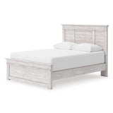 Makidern Whitewash Full Panel Bed with Storage from Ashley - Luna Furniture