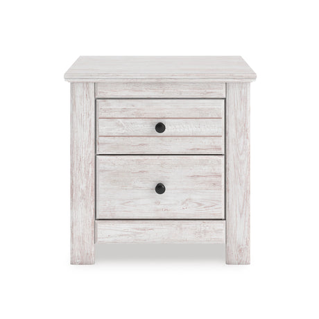 Makidern Whitewash Storage Panel Bedroom Set from Ashley - Luna Furniture