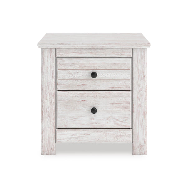 Makidern Whitewash Nightstand