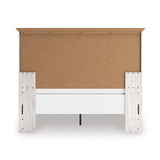 Makidern Whitewash Queen Panel Bed from Ashley Furniture - Luna Furniture