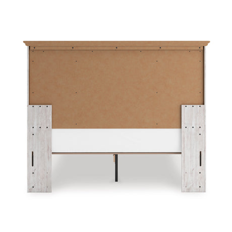 Makidern Whitewash Full Panel Storage Bed from Ashley - Luna Furniture