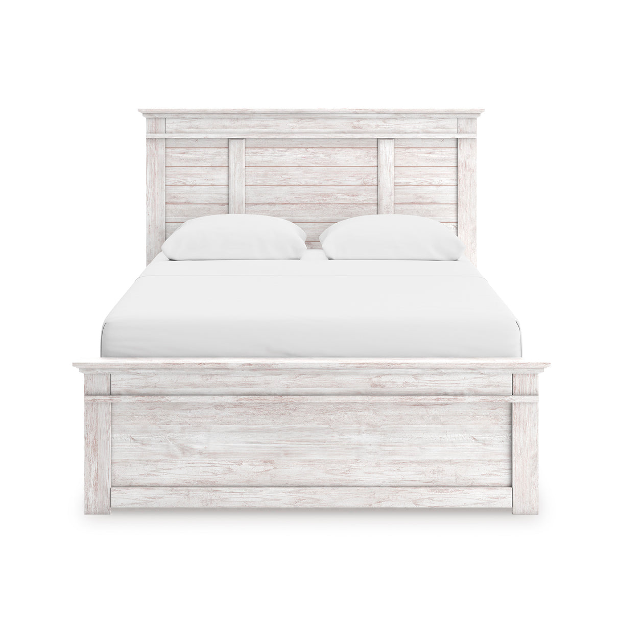 Makidern Whitewash Full Panel Storage Bed from Ashley - Luna Furniture